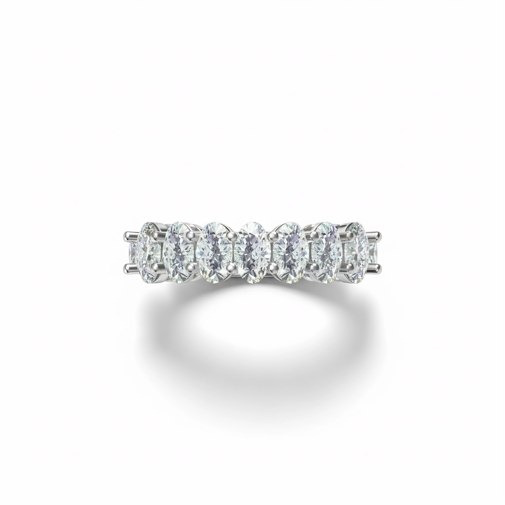 Oval Wedding Band Ring