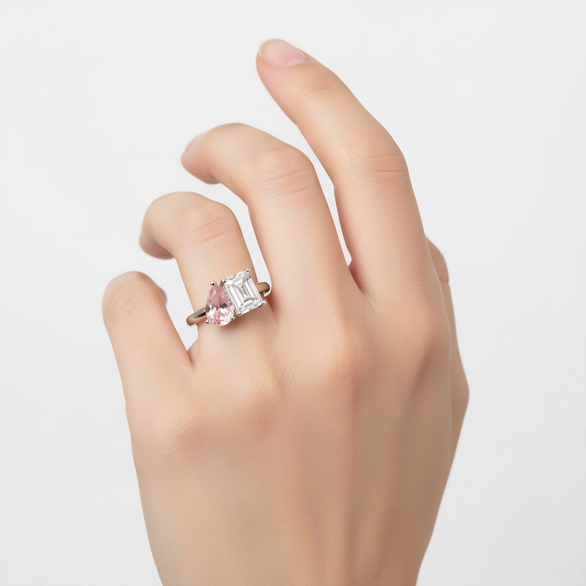 Diamond Colourful Wedding Rings for Women