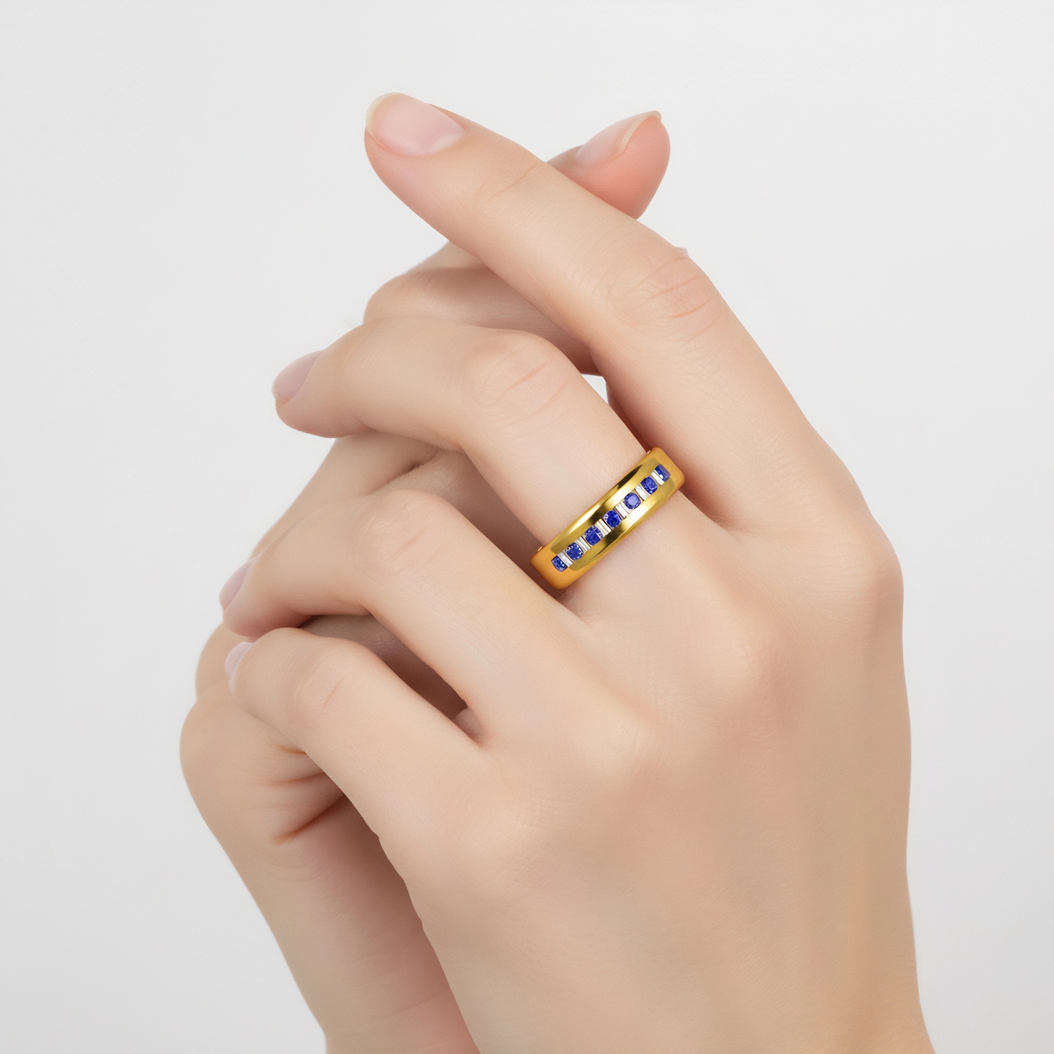 14 K Real Yellow Gold Diamond Ring Luxurious Diamond Ring